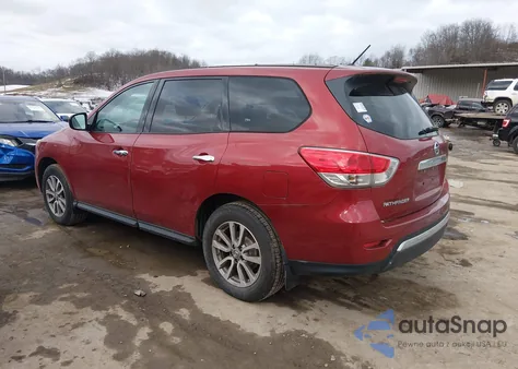 2014 Nissan Pathfinder S z USA, uszkodzony, nr VIN 5N1AR2MM4EC695586